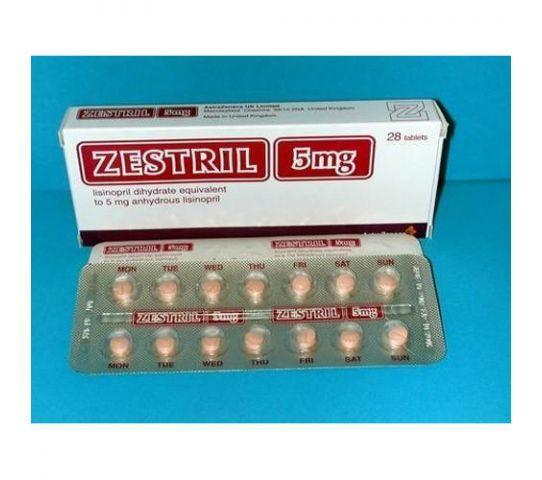 Zestril 5 mg tablet