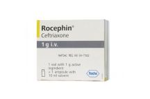 Roche Rocephin Ceftriaxone Inj., 1g IV x 10vials