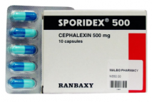 Ranbaxy Sporidex 500 Caps., 500mg (x10 Tabs)