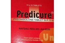 Predicure (Prednisolone) Tabs., 5mg (x100)