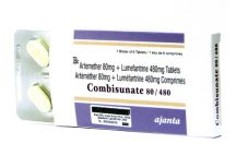 Ajanta Pharma Combisunate Artemether Lumefantrine Tabs.,80mg/480mg,1 x 6.