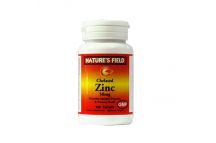 Natures Field Chelated Zinc, 50MG. x100