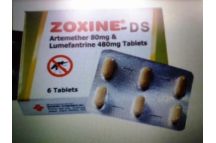 Bond Zoxine-DS Artemether Lumefantrine Tabs.,80mg/480mg (x6)