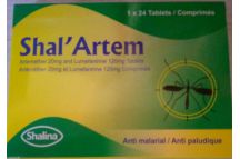 Shalina Shal'Artem(Artemether+lumefantrine) Tabs., (x24 Tabs)