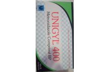 Unique Pharma Unigyl Metronidazole Tabs.,400mg,10 x 10 Tab