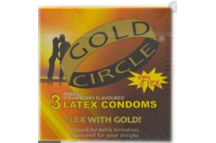 Gold Circle Flex Condom x3
