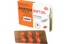 Elbe Amatem  Forte Soft Gel Artemether 80mg+Lumefantrine 480mg.(x6)