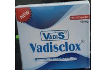 Vadis Pharma Vadisclox (Ampiclox) Caps., 500mg (10x10 Tabs.)