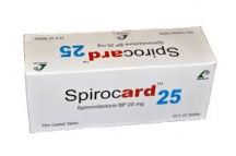 Popular Spirocard (Spironolactone) Tabs., 25mg (10 x 10 Tabs.)