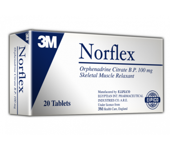 Eipico Norflex Orphenadrine Citrate Tabs 100mg X Rxalldelivered Com