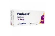 Novartis Sandoz Parlodel Bromocriptine 2.5mg Tabs., x 30