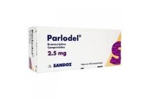 Novartis Sandoz Parlodel Bromocriptine 2.5mg Tabs.,  x 30