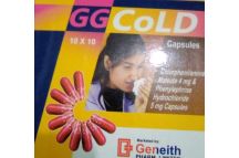 Geneith GG cold Catarrh caps.,(x100 caps)