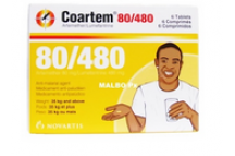 Novartis Pharma Coartem Ds Tabs.,80 / 480mg,1 x 6.