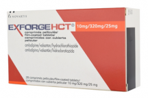 Novartis Exforge(Amplodipine) Hct 10mg/320mg/25mg (x28)