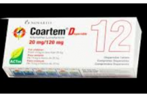 Novartis Pharma Coartem (Artemether Lumefantrine) Tabs., 20mg/120mg (x12)