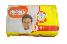 Huggies Baby Essentials Eco Pack Diaper; Size 4 Maxi,8-14kg(40pcs)
