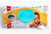 Dr Brown Baby Wipes.,120 pcs.