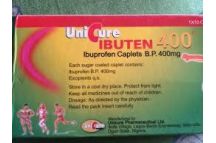 Unicure Ibuten-400 Tabs.,400mg,1 x 100