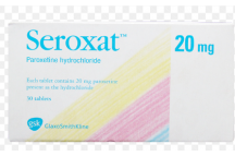 GSK Seroxat (Paroxetine HCL) Tab.,20mg x 30