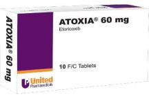 Atoxia Etoricoxib Tab., 60mg (x10)
