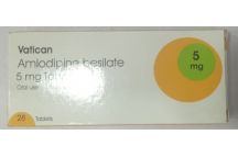 Vatican Amlodipine Besilate Tabs., 5mg (1x28 Tabs)