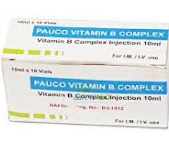 GPO Pharma Vitamin B Complex Injection.,10ml X 10 Amps ...