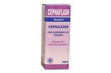 Miraflash Cephaflash Susp., 125mg., 100ml.