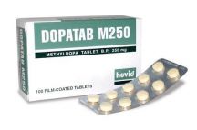 Hovid Dopatab Methyldopa Tabs.,250mg (10x10)