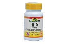 Naturesfield vitamin B6 100 Tabs., 50mg