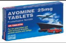 Avomine (Promethazine Theoclate) Tabs., 25mg (x30 Tabs.)