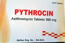 Pinnacle Pythrocin Azithromycin Tabs.,500mg(1x10)