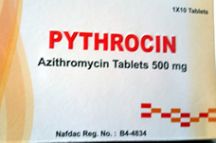 Pinnacle Pythrocin Azithromycin Tabs.,500mg(1x10)