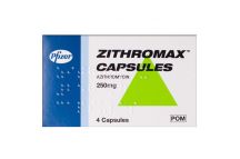 Pfizer Zithromax Azithromycin Tabs., 250mg (6 caps.)