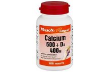 Mason Natural Super Calcium 600 + D3 400 Tabs., x 400