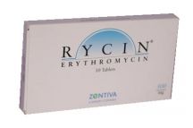Zentiva Rycin Erythromycin Tabs., 500mg(x10 Tabs)