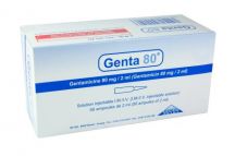PE-Gent Gentamicin80 inj.,80mg/ml, 1x2ml Amp.