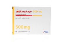 Glucophage Metformin Hydrochloride Tabs., 500mg
