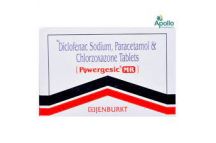 Jenburkt Powergesic MR Diclofenac, Paracetamol & Chlorzaxone 10/350/500mg Tabs x 10