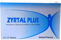 Zyrtal Plus Tabs., x20