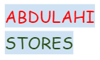 Abdulahi Stores